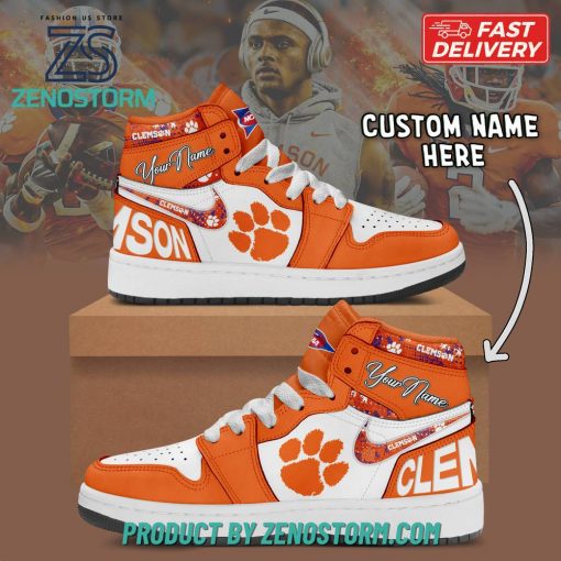 Clemson Tigers NCAA Personalized Air Jordan 1