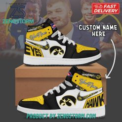 Iowa Hawkeyes NCAA Personalized Air Jordan 1