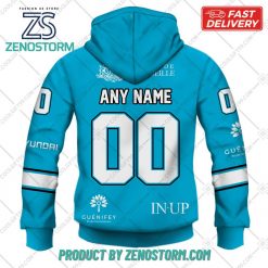 Marseille Hockey Club Home Jersey Style Hoodie Sweatshirt