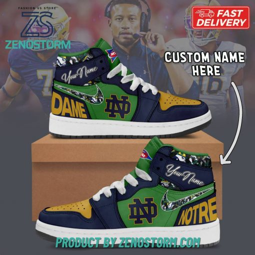 Notre Dame Fighting Irish NCAA Personalized Air Jordan 1