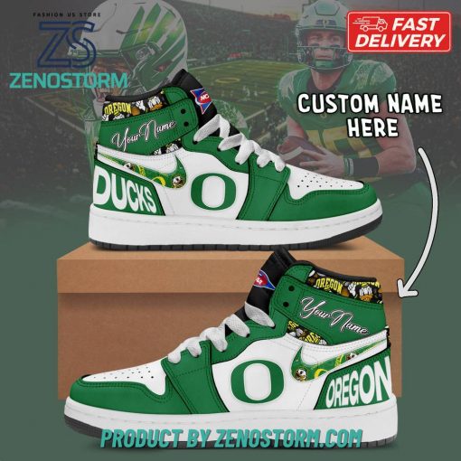 Oregon Ducks NCAA Personalized Air Jordan 1