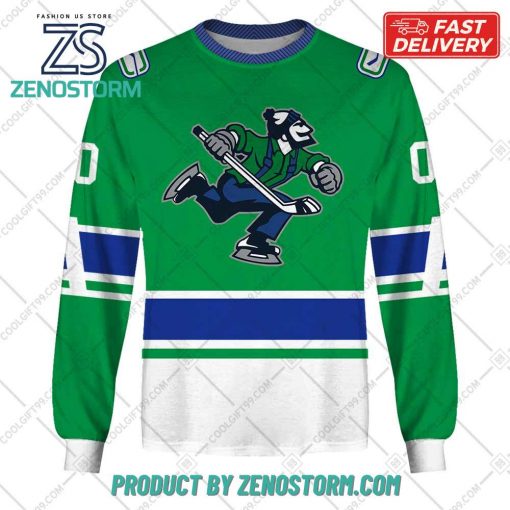 Personalized AHL Abbotsford Canucks Color Jersey Style Hoodie, Sweatshirt