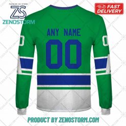 Personalized AHL Abbotsford Canucks Color Jersey Style Hoodie Sweatshirt