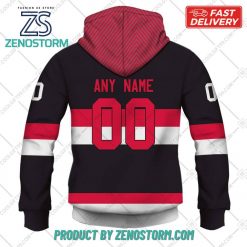 Personalized AHL Belleville Senators Color Jersey Style Hoodie Sweatshirt