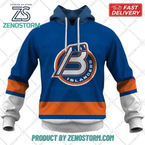 Personalized AHL Bridgeport Islanders Color Jersey Style Hoodie, Sweatshirt