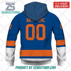 Personalized AHL Bridgeport Islanders Color Jersey Style Hoodie Sweatshirt