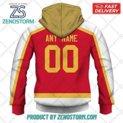 Personalized AHL Calgary Wranglers Color Jersey Style Hoodie Sweatshirt