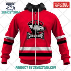 Personalized AHL Charlotte Checkers Color Jersey Style Hoodie Sweatshirt