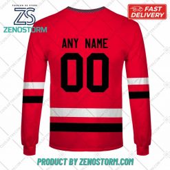 Personalized AHL Charlotte Checkers Color Jersey Style Hoodie Sweatshirt