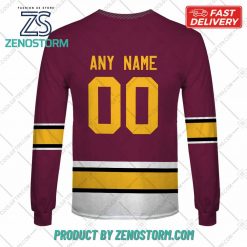 Personalized AHL Chicago Wolves Color Jersey Style Hoodie Sweatshirt