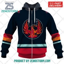 Personalized AHL Coachella Valley Firebirds Color Jersey Style Hoodie Sweatshirt 4