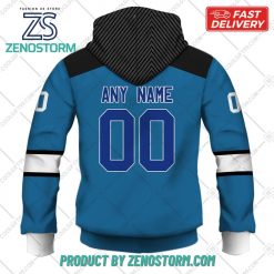 Personalized AHL Colorado Eagles Color Jersey Style Hoodie Sweatshirt