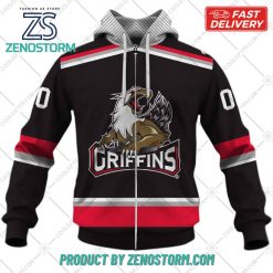 Personalized AHL Grand Rapids Griffins Color Jersey Style Hoodie Sweatshirt