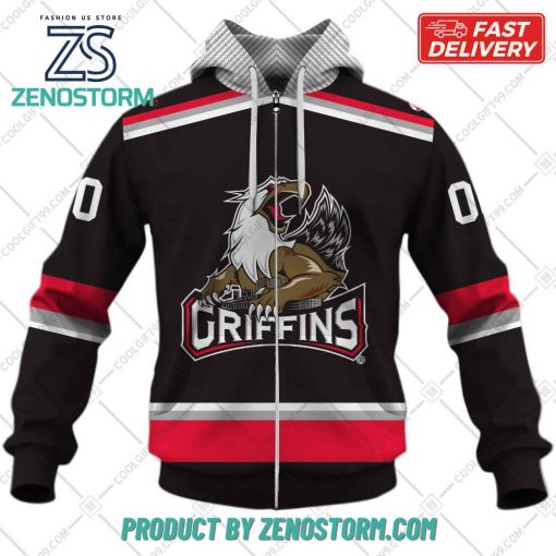 Personalized AHL Grand Rapids Griffins Color Jersey Style Hoodie, Sweatshirt