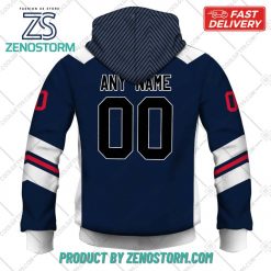 Personalized AHL Hartford Wolf Pack Color Jersey Style Hoodie Sweatshirt