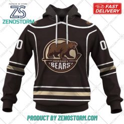 Personalized AHL Hershey Bears Color Jersey Style Hoodie, Sweatshirt