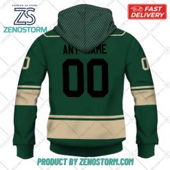 Personalized AHL Iowa Wild Color Jersey Style Hoodie Sweatshirt