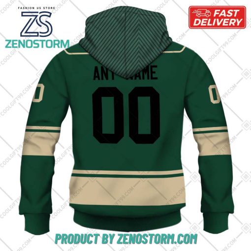 Personalized AHL Iowa Wild Color Jersey Style Hoodie, Sweatshirt