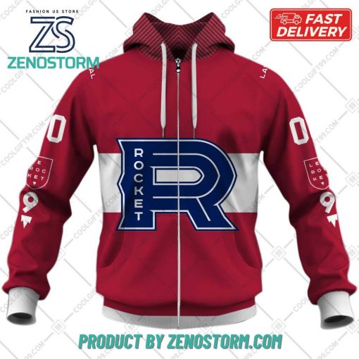 Personalized AHL Laval Rocket Color Jersey Style Hoodie, Sweatshirt