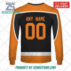 Personalized AHL Lehigh Valley Phantoms Color Jersey Style Hoodie Sweatshirt