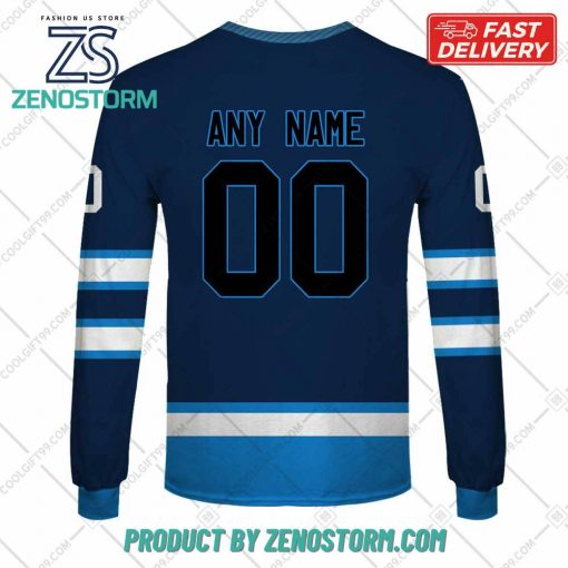 Personalized AHL Manitoba Moose Color Jersey Style Hoodie, Sweatshirt