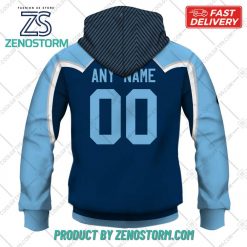 Personalized AHL Milwaukee Admirals Color Jersey Style Hoodie Sweatshirt