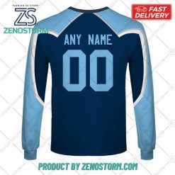 Personalized AHL Milwaukee Admirals Color Jersey Style Hoodie Sweatshirt