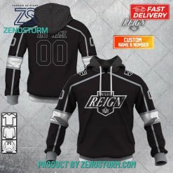 Personalized AHL Ontario Reign Color Jersey Style Hoodie, Sweatshirt