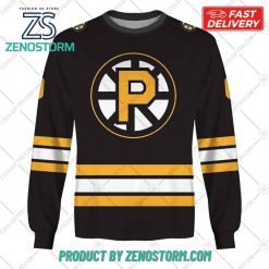 Personalized AHL Providence Bruins Color Jersey Style Hoodie Sweatshirt