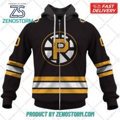 Personalized AHL Providence Bruins Color Jersey Style Hoodie Sweatshirt