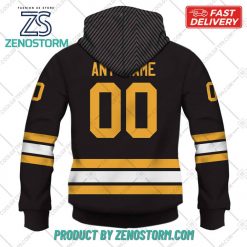 Personalized AHL Providence Bruins Color Jersey Style Hoodie Sweatshirt