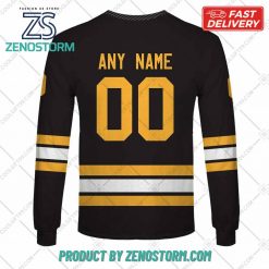 Personalized AHL Providence Bruins Color Jersey Style Hoodie Sweatshirt