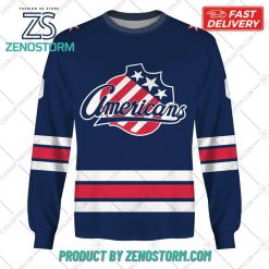 Personalized AHL Rochester Americans Color Jersey Style Hoodie Sweatshirt