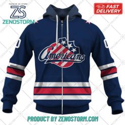 Personalized AHL Rochester Americans Color Jersey Style Hoodie Sweatshirt