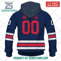 Personalized AHL Rochester Americans Color Jersey Style Hoodie Sweatshirt