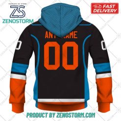 Personalized AHL San Diego Gulls Color Jersey Style Hoodie Sweatshirt