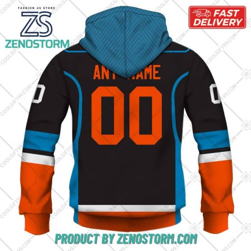 Personalized AHL San Diego Gulls Color Jersey Style Hoodie, Sweatshirt