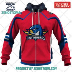 Personalized AHL Springfield Thunderbirds Color Jersey Style Hoodie, Sweatshirt