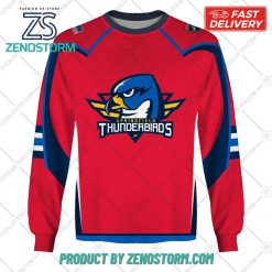 Personalized AHL Springfield Thunderbirds Color Jersey Style Hoodie Sweatshirt