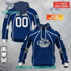 Personalized AHL Syracuse Crunch Color Jersey Style Hoodie, Sweatshirt