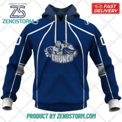 Personalized AHL Syracuse Crunch Color Jersey Style Hoodie, Sweatshirt