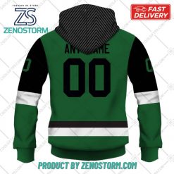 Personalized AHL Texas Stars Color Jersey Style Hoodie Sweatshirt