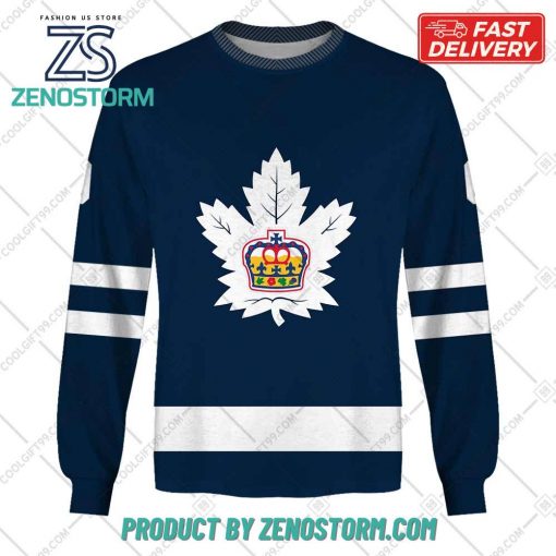 Personalized AHL Toronto Marlies Color Jersey Style Hoodie, Sweatshirt