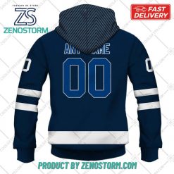 Personalized AHL Toronto Marlies Color Jersey Style Hoodie Sweatshirt