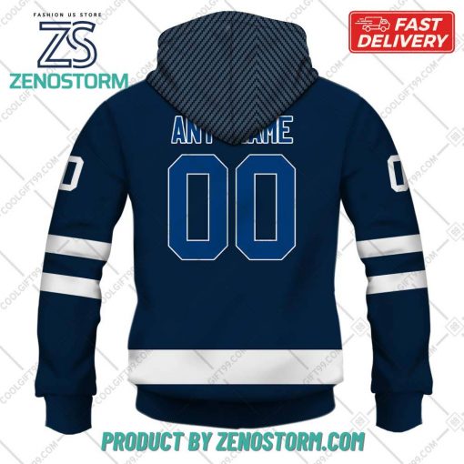 Personalized AHL Toronto Marlies Color Jersey Style Hoodie, Sweatshirt