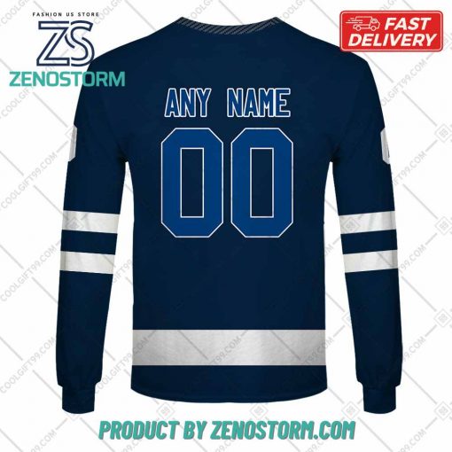 Personalized AHL Toronto Marlies Color Jersey Style Hoodie, Sweatshirt