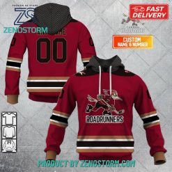 Personalized AHL Tucson Roadrunners Color Jersey Style Hoodie, Sweatshirt