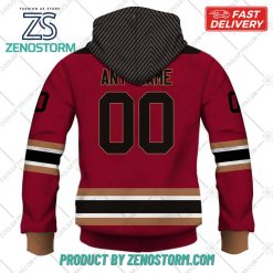 Personalized AHL Tucson Roadrunners Color Jersey Style Hoodie Sweatshirt