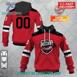 Personalized AHL Utica Comets Color Jersey Style Hoodie, Sweatshirt