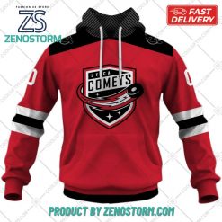 Personalized AHL Utica Comets Color Jersey Style Hoodie, Sweatshirt